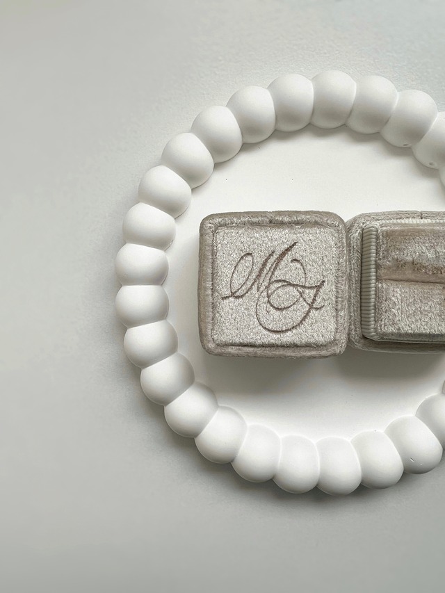 [Embossing]Single Ring Box One Ring Ripp