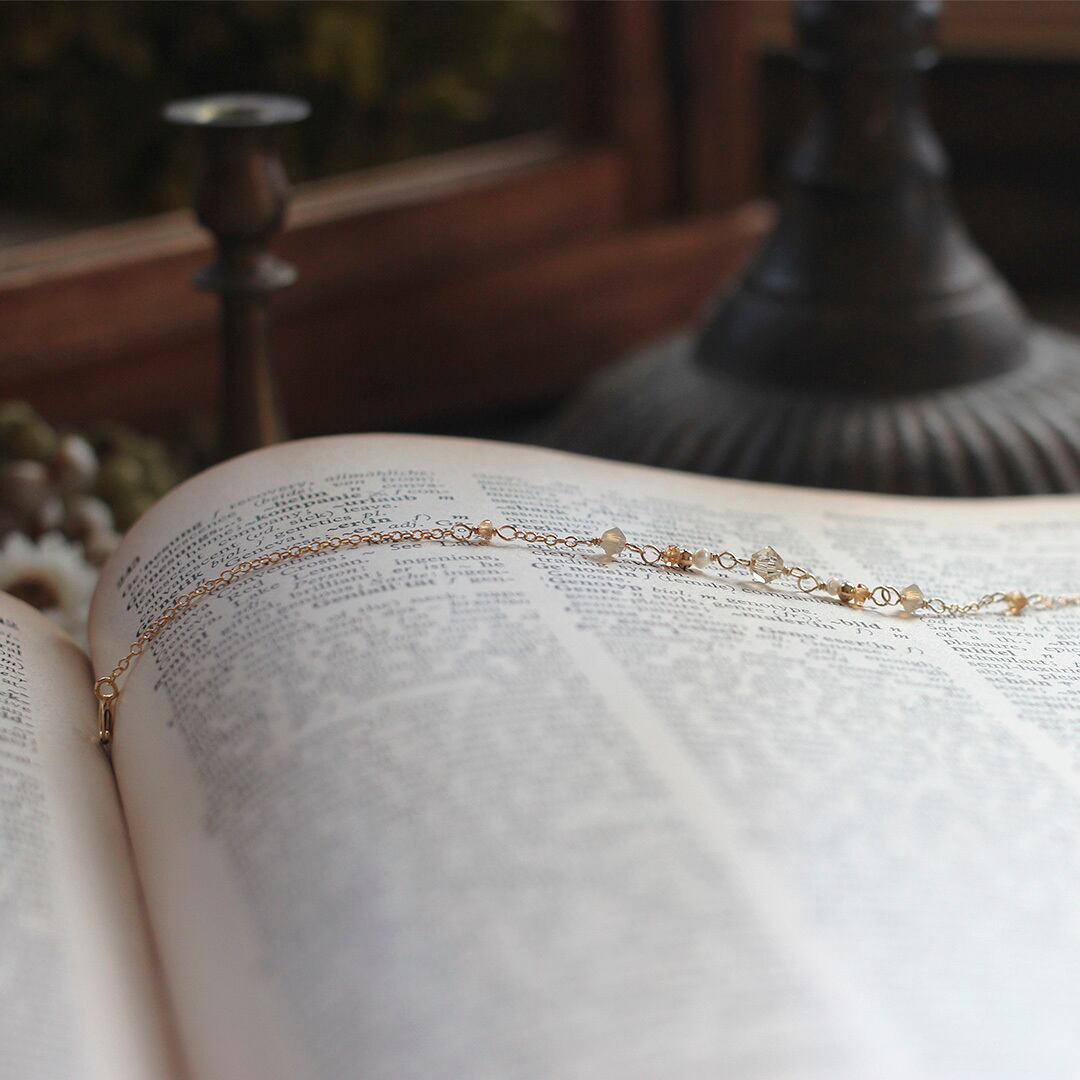 Jardin/オレンジサファイア・9月誕生石・14KGFブレスレット | Urim,Thummim