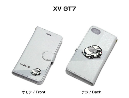 ボディ25色設定　手帳型iPhoneケース スバル XV GT7