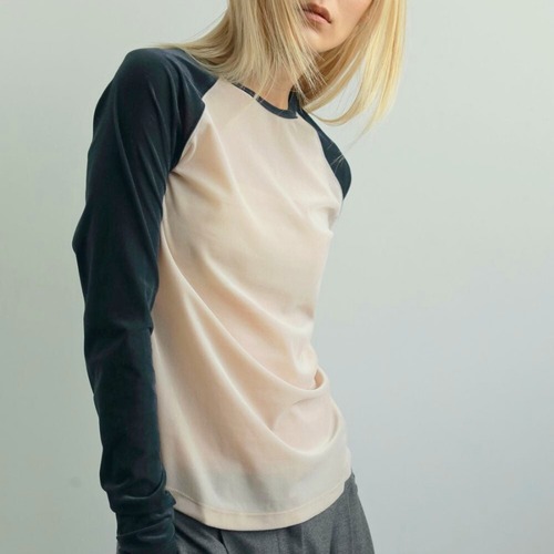 akiko_mitan様専用：【 anuke 】Sheervelour Baseball T-shirts