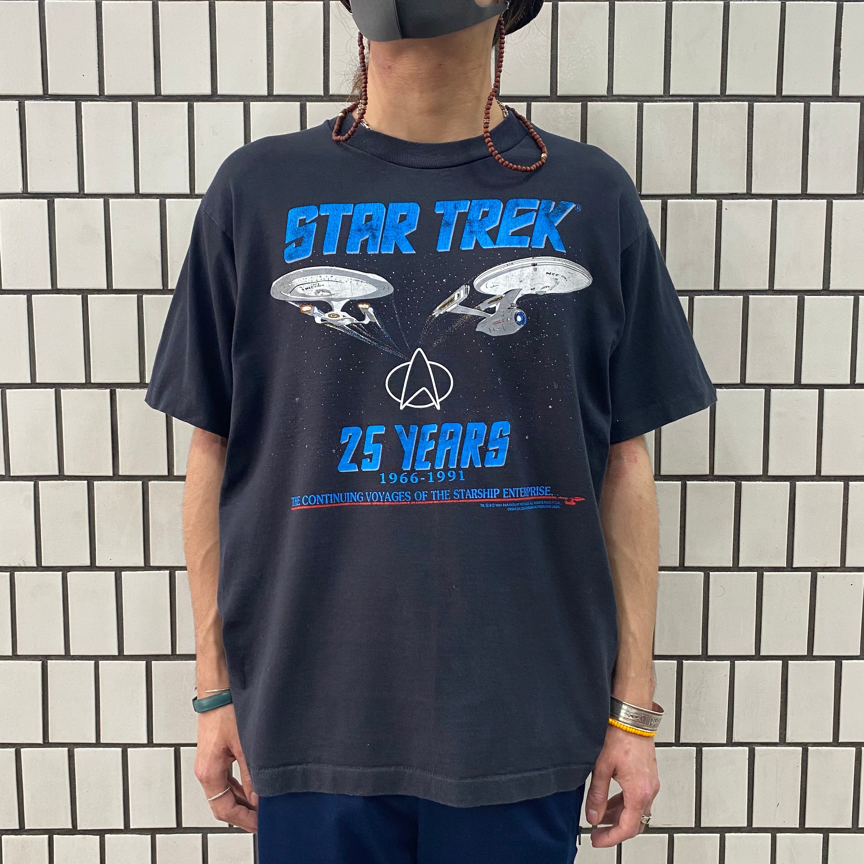 90s STAR TREK 1991 25周年 映画 movie Tシャツ