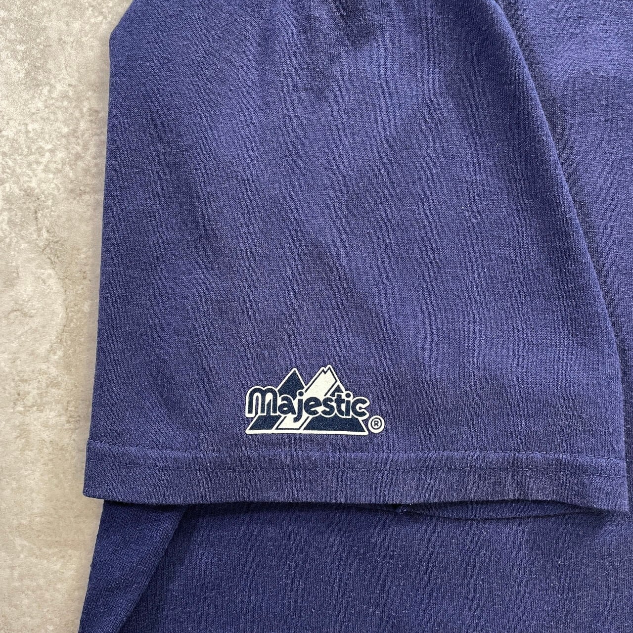 90年代 USA製 マジェスティック ヤンキース ヘンリーネック Tシャツ