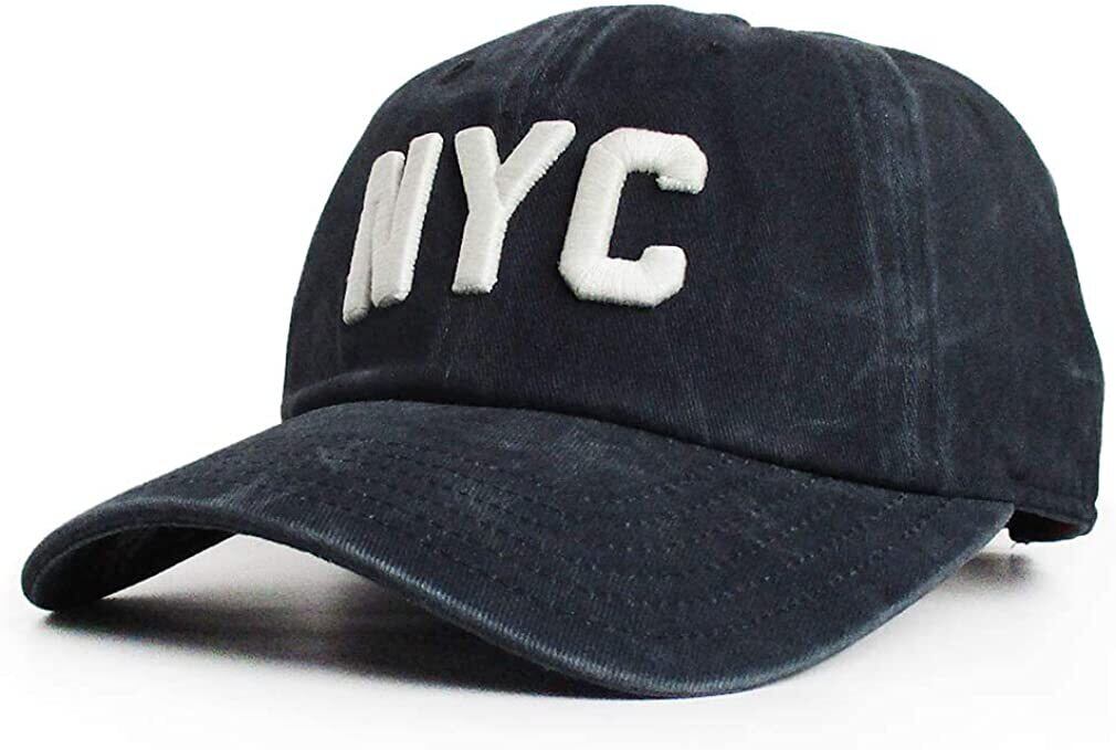 American Needle (アメリカンニードル) NYC ロゴ ベースボールキャップ Navy (ネイビー) 36670A-NY