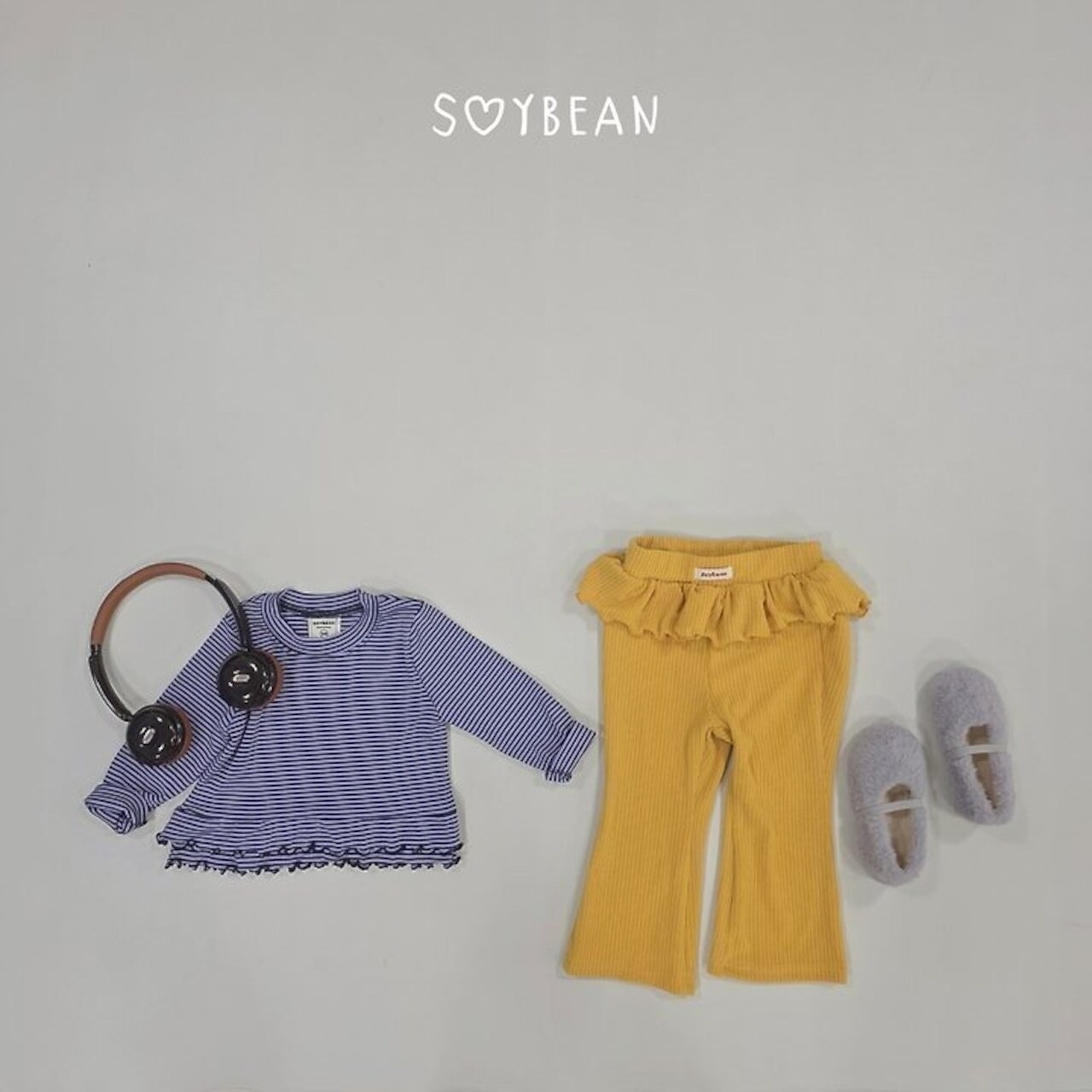 韓国子供服 / 26Autumn / soybean / スリム ポイント ティアードTシャツ / キッズ服 / 秋服 *XS~XL*
