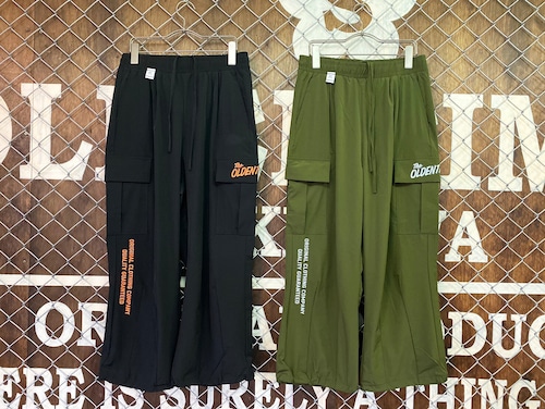 【新作/2色展開】NYLON STRETCH WIDE CARGO PANTS