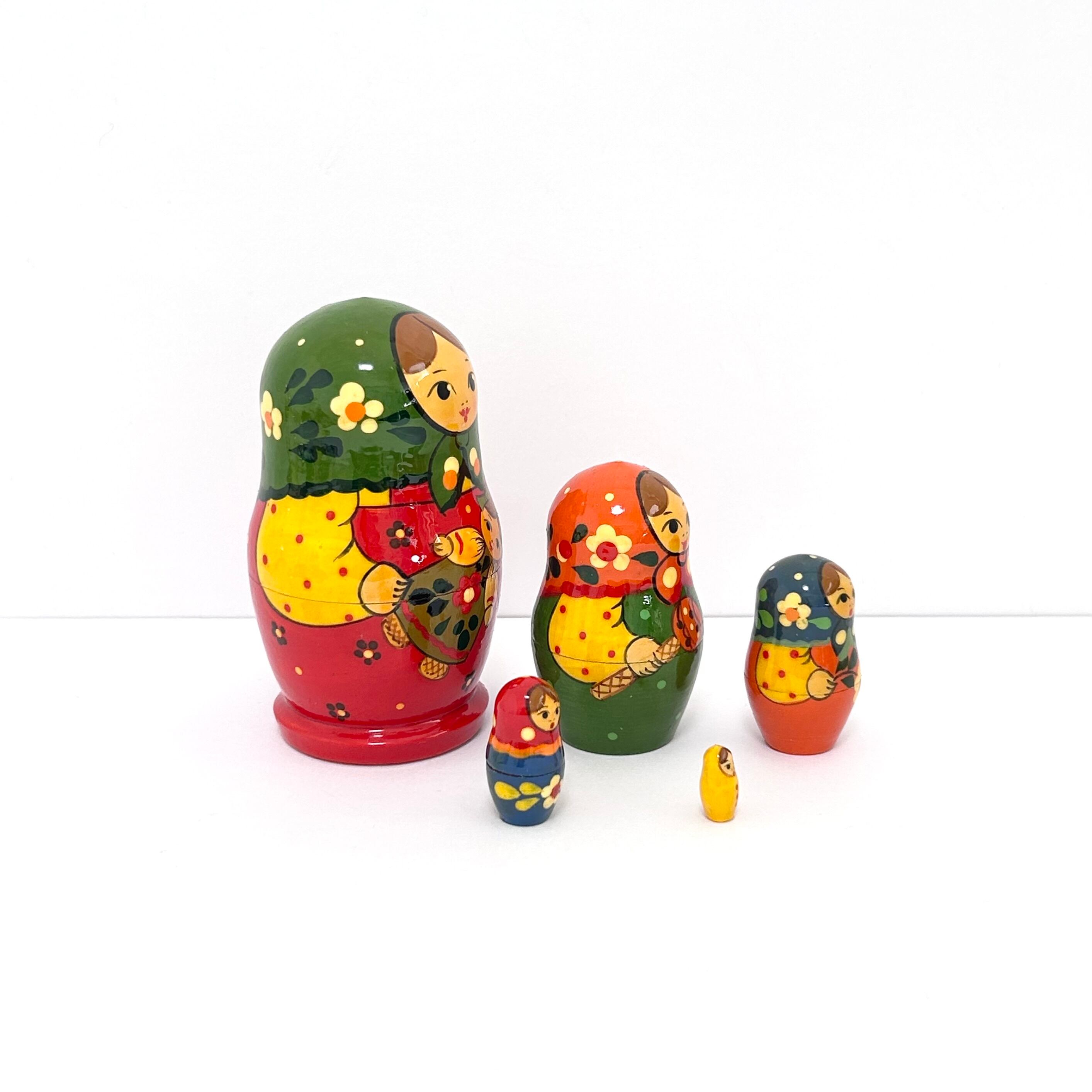 マトリョーシカ 宝物 9.5cm 5ピース セルギエフパサード