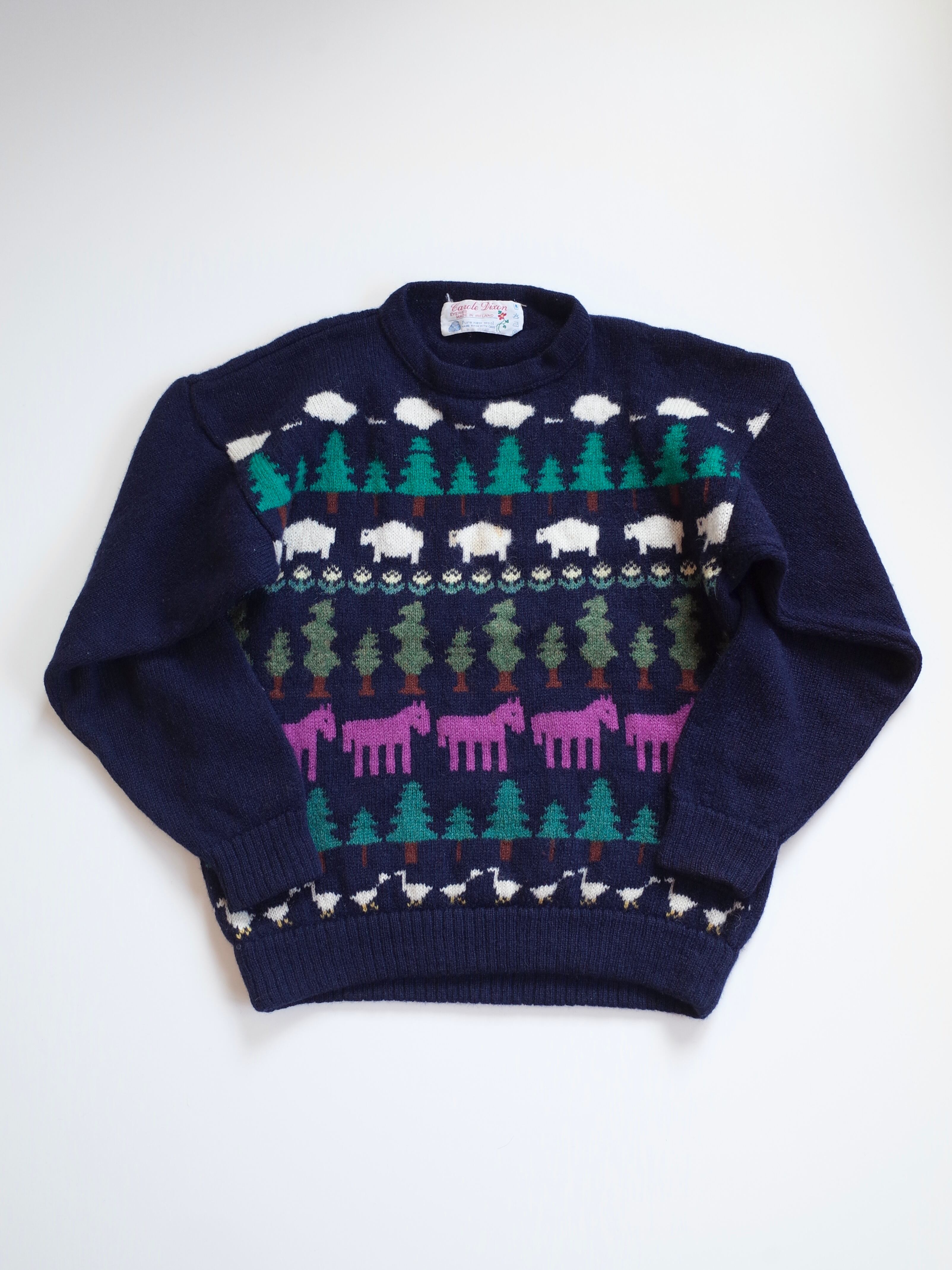 Ireland animal pattern sweater