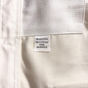 nos euro vintage white cotton work jacket