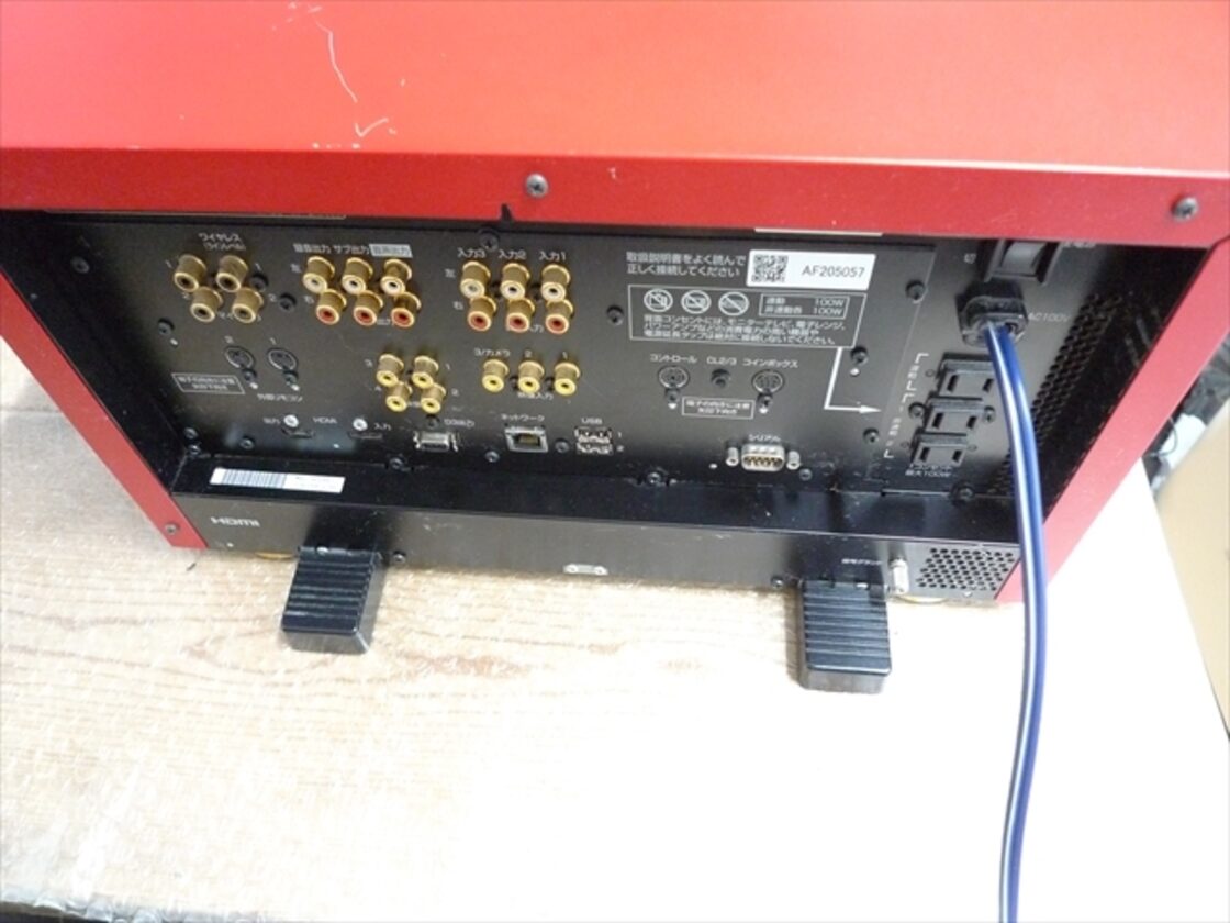 現状品 第一興商 LIVE DAM RED TUNE DAM-XG5000R 赤 カラオケ 本体 