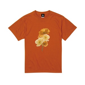 BYOF poppy TEE [ヘイズオレンジ]