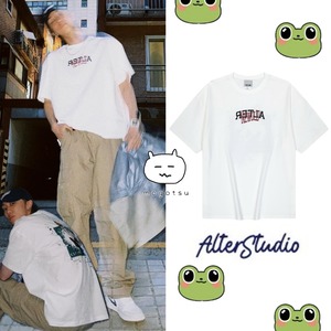 ★SEVENTEEN ディエイト 着用！！【ALTER STUDIO】Vintage Newold Print T-Shirt_White