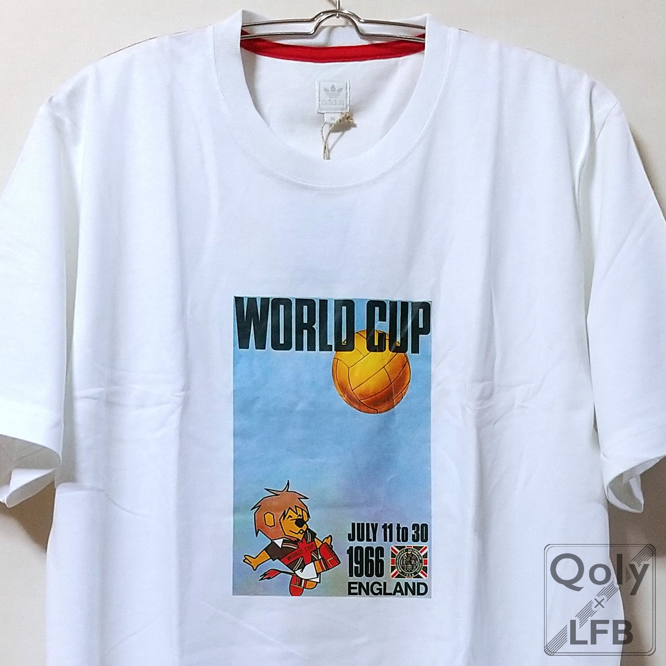 adidas 2006 ワールドカップ1966 ENGLAND ポスターTシャツ（インポートM） | Qoly × LFB Vintage 　  powered by BASE