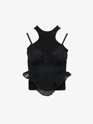 【26SS】POOLDE プールデ / INVERSE LAYERED TOP