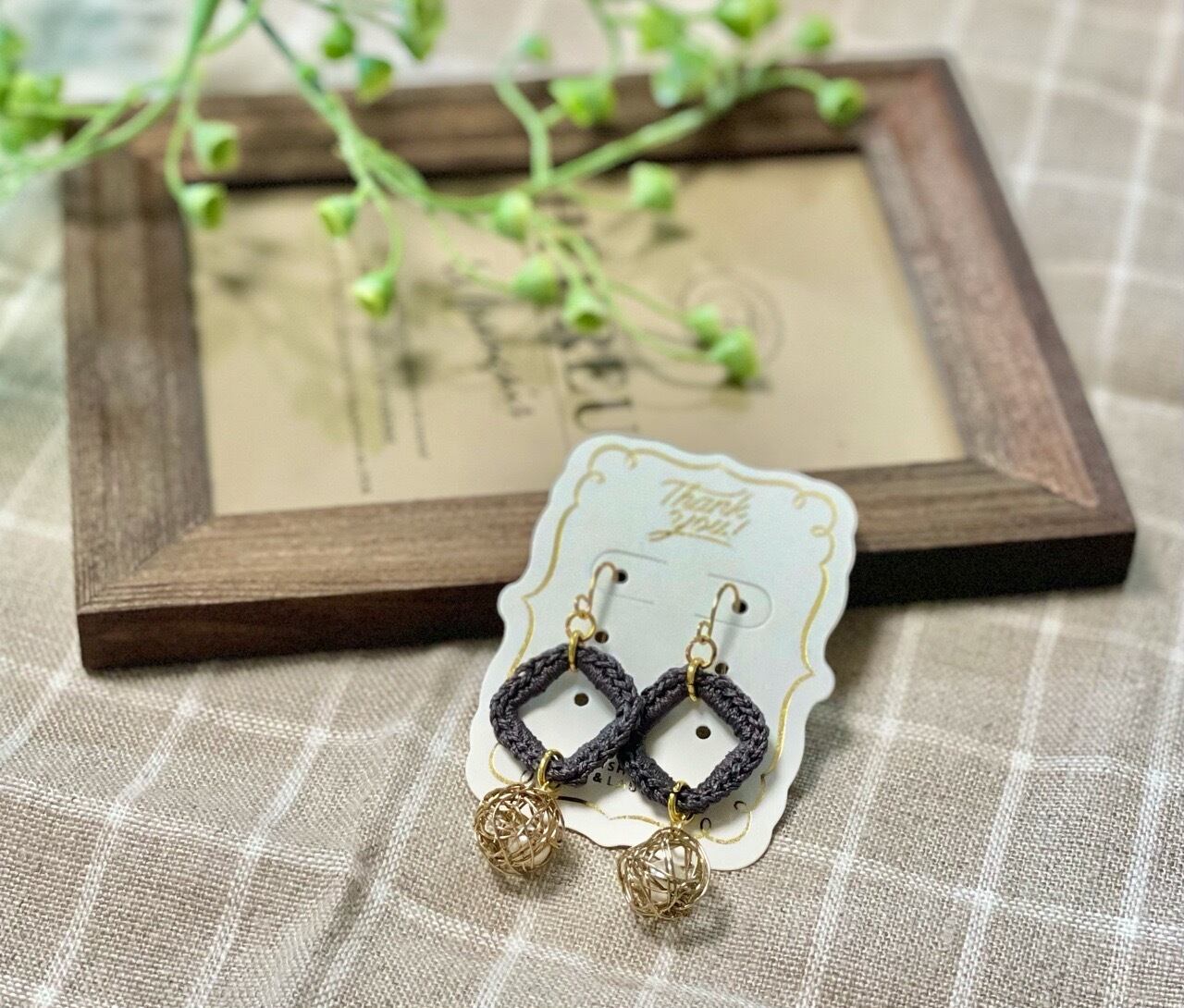 ピアス・イヤリング | Pocket Crochet ❃ポケットクロッシェ