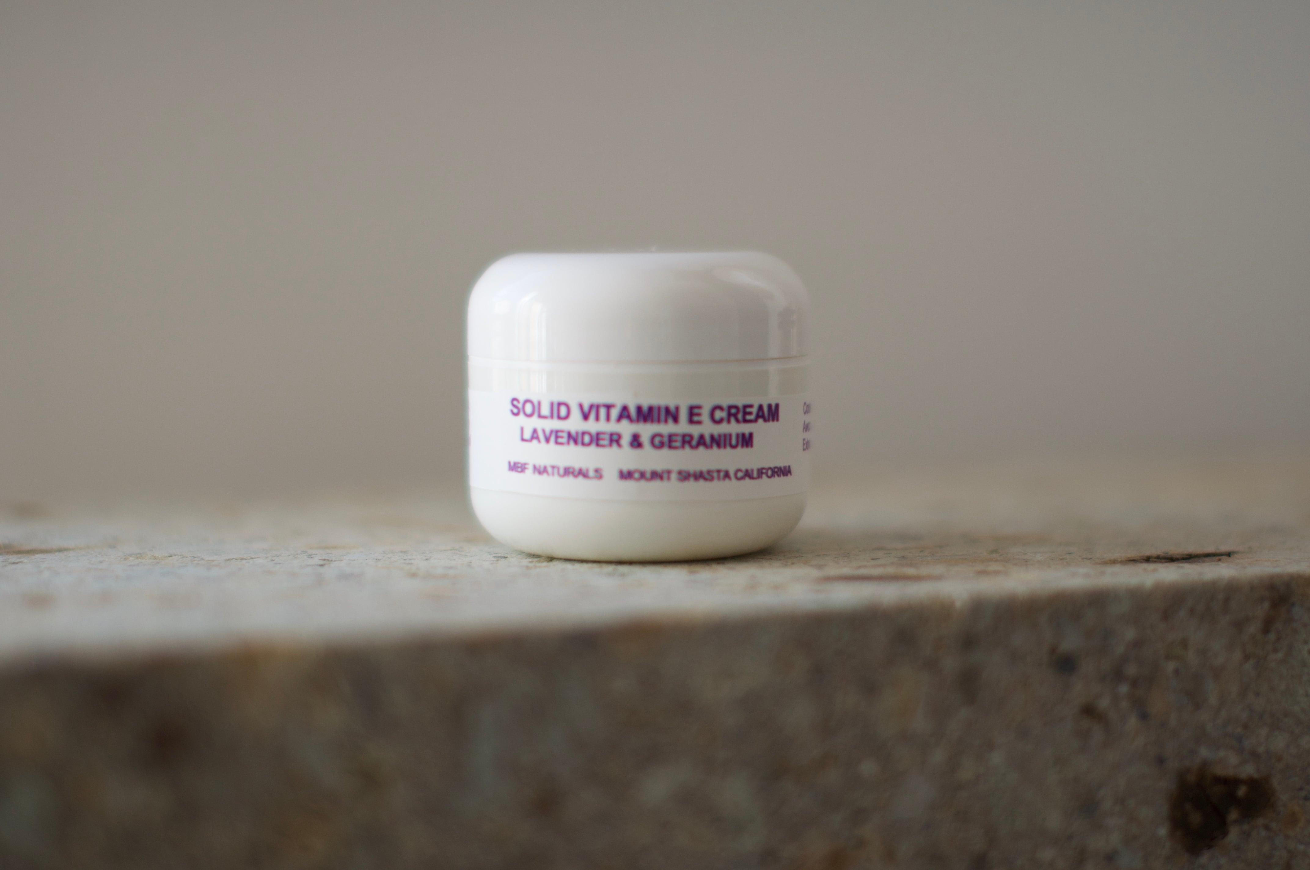 Lavender Geranium Vitamin Solid E Cream