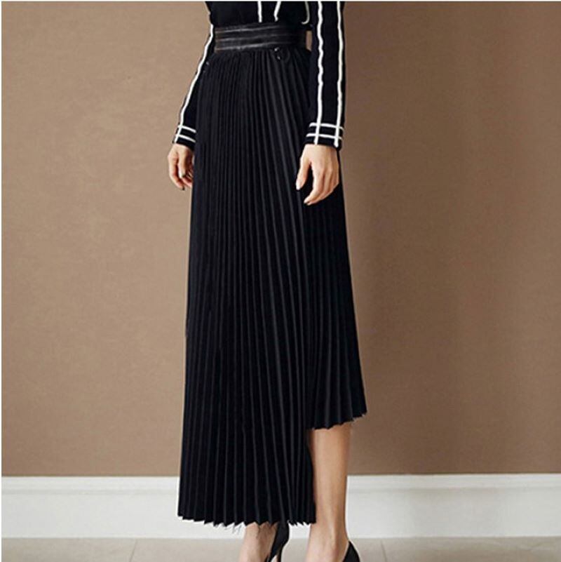 セットアップ レディース セットアップ スカート ロング丈 トップス レディース 長袖 タートルネック ハイネック プリーツスカート ロング ロングスカート プリーツ プリーツロングスカート セットアップ おしゃれ キレイめ 秋冬 冬新作 黒 ブラック P8144 Kirari きらり