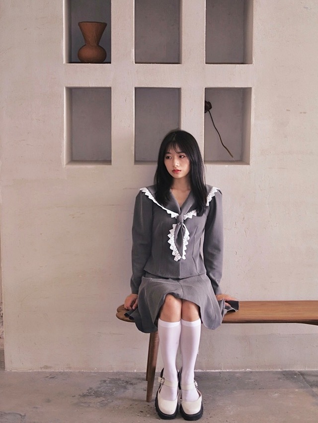 セットアップ 制服 セーラー服 グレー リボン ネクタイ ガーリー ロリータ コスプレ 衣装 ミニスカート アイドル 昭和 ブラウス スカート ボトムス トップス ワンピース Loveysmileshop 90 再入荷 おまけ付き 女の子 スカート トップス セットアップ コスプレ セットアップ 制服 セーラー服 グレー リボン ネクタイ ガーリー ロリータ コスプレ 衣装 ミニスカート アイドル 昭和 ブラウス スカート ボトムス トップス ワンピース Loveysmileshop 90 再入荷 おまけ付き 女の子 スカート トップス セットアップ コスプレ