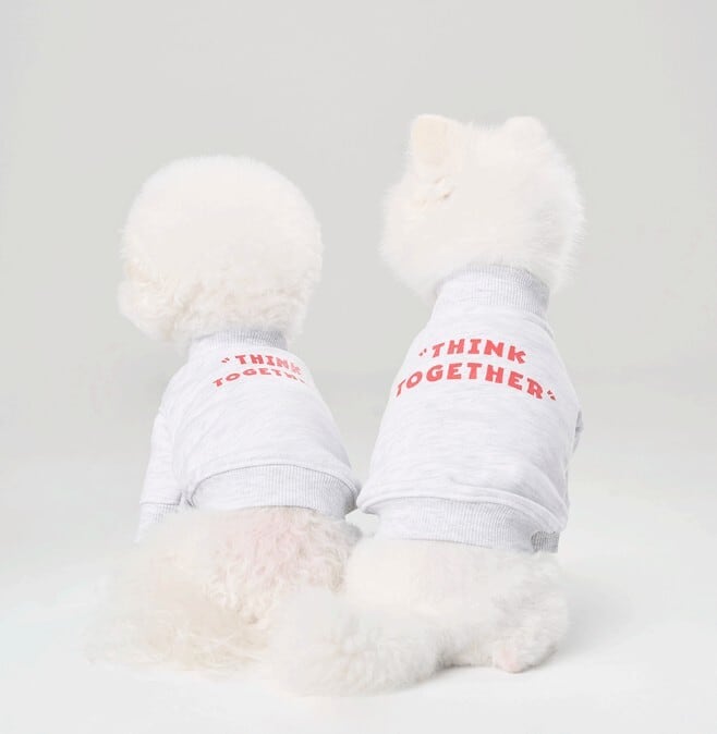 即納【HIFIVE】Together Graphic Sweat Shirt (Red)
