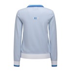 WOMEN LOGO COMBINATION PASTEL SWEATER