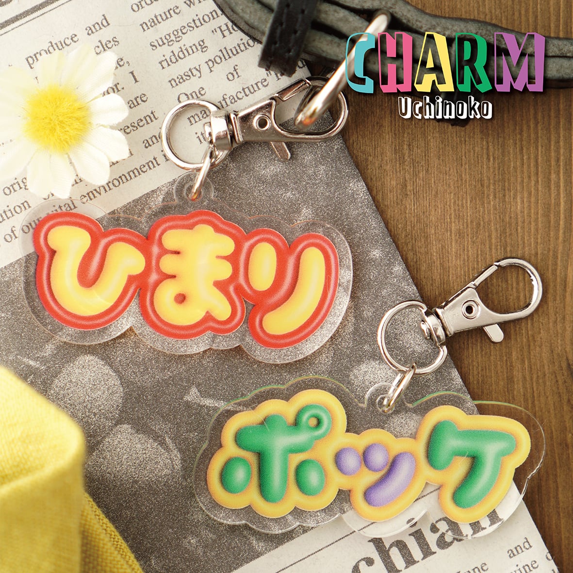 【ひなchan】用バッグ　オリジナル☆1点もの　ネーム入 ひなchan】用バッグ オリジナル☆1点もの ネーム入
