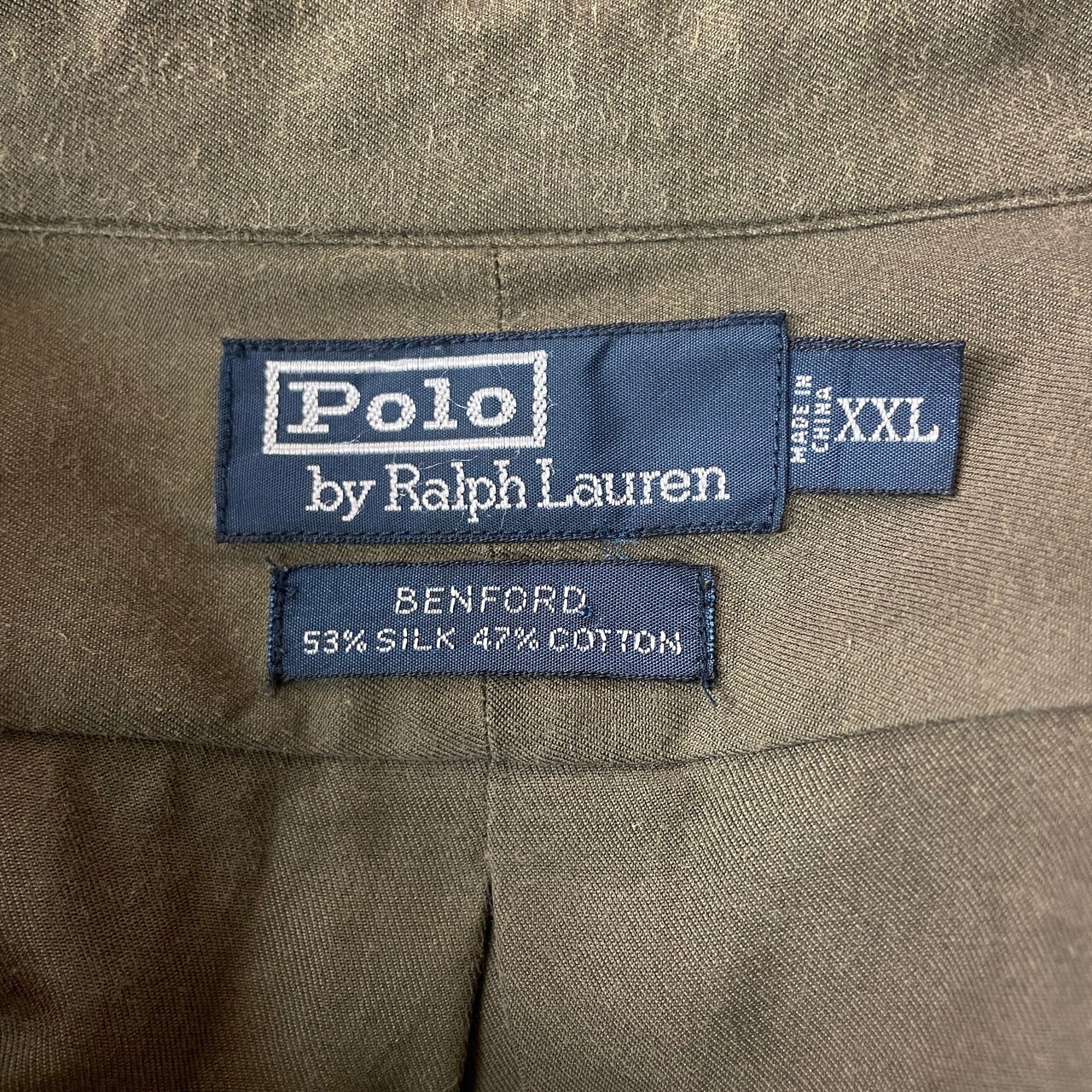 90年代 Polo by Ralph Lauren オールドラルフローレン BENFORD シルク 