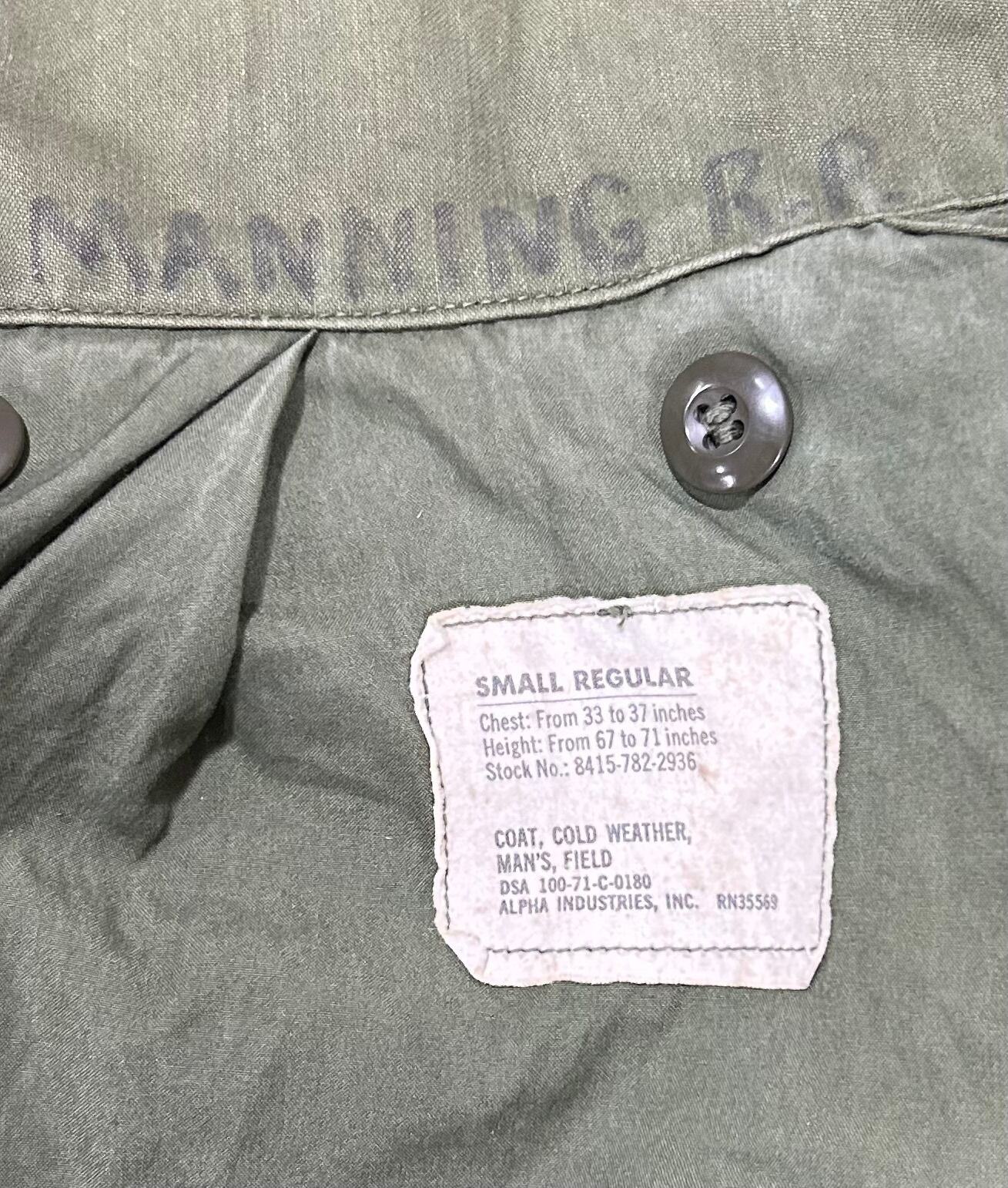 71年製 2nd M65 フィールドジャケット | BaseEXCHANGE/ベース