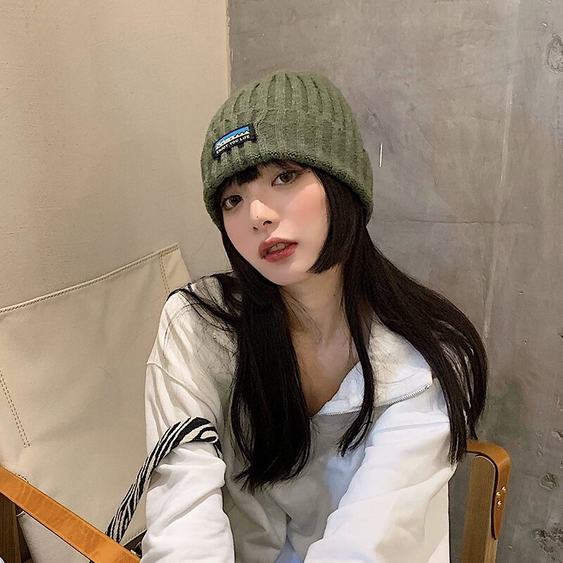 オータムウィンタースタイルニット 帽子 大人ガーリー スウィート キュート カジュアル 秋物 冬物 ブラック・アイド・ピーズ56658508924