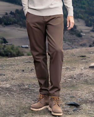 シンプル スリムストレートパンツ 4色 E0059