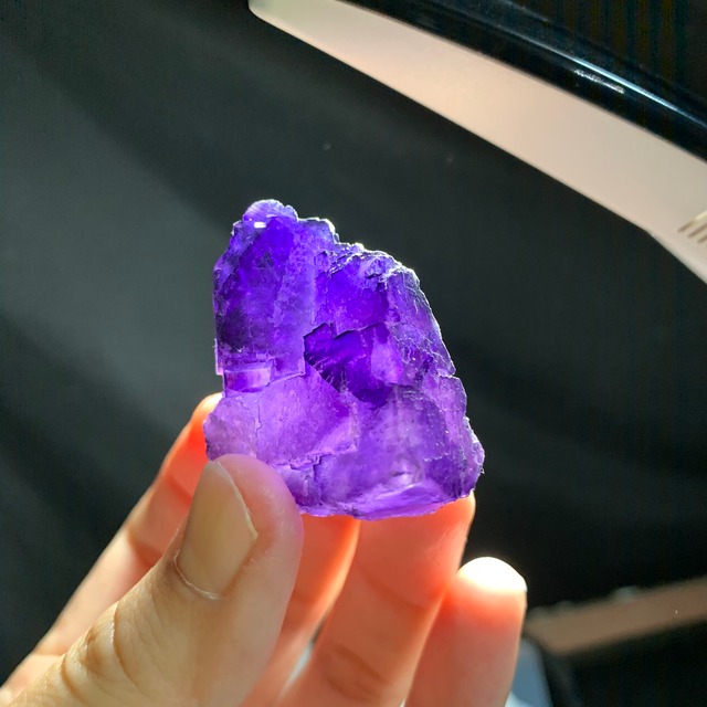 クラスター4 濃いパープルフローライト