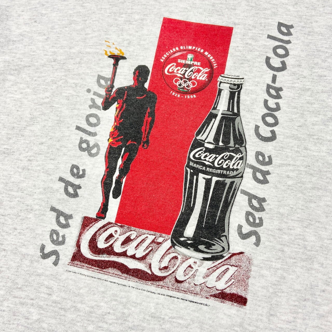 90s Coca-Cola 非売品 メッシュ　キャップ　レッド×ゴールド