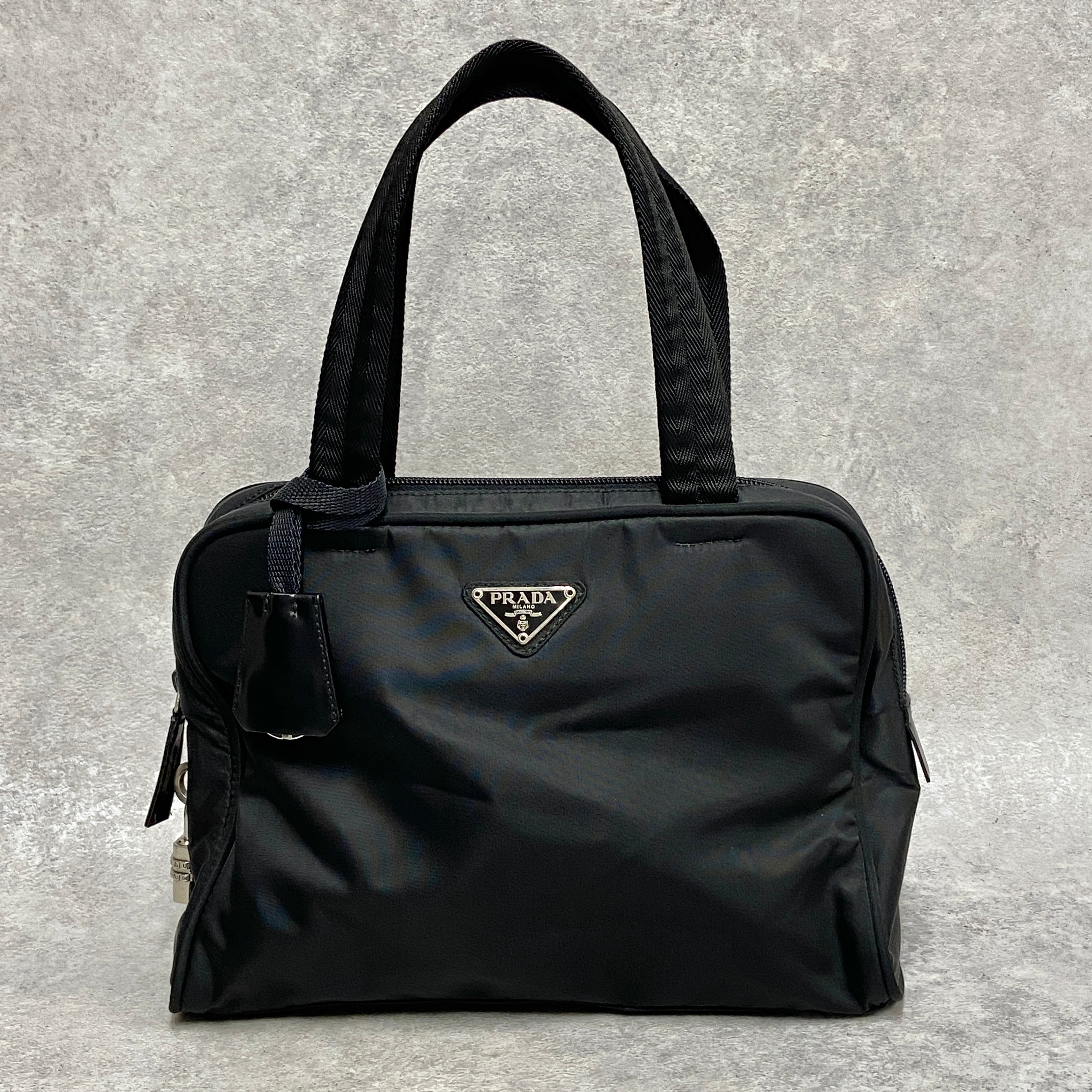 PRADA プラダ ナイロンハンドバッグ ブラック 7474-202206 | rean