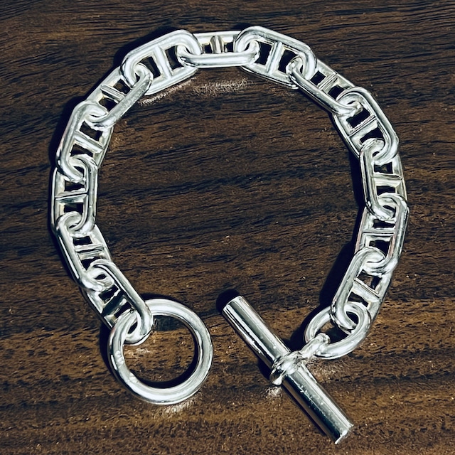 VINTAGE HERMES Chaine d'Ancre Bracelet GM Silver 800 | ヴィンテージ エルメス シェーヌ ダンクル ブレスレット GM シルバー 800