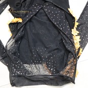 社交ダンス 衣装 タカダンス TAKADANCE ラテン ドレス ワンピース 黒 ゴールド 金 オレンジ 日本製 デモ 競技 パーティ 発表会 ブラック系 ゴールド系 スタイリッシュ デザイン 大人用 舞台衣装 ダンスウェア おしゃれ フォーマル 競技用 ダンスパーティー レディース