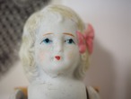 ピンクリボンの少女　JAPANビスク（左脚欠損、割れあり） 画像6