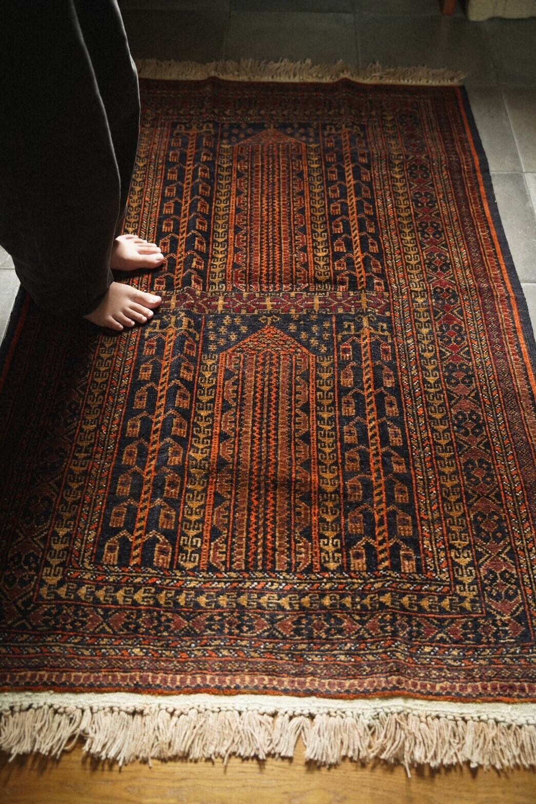 860 -Vintage Turkmen Ali Khoja rug | PAY ID