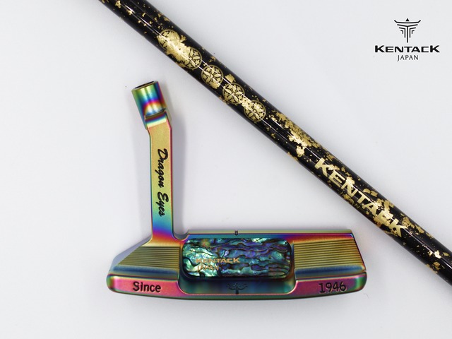 #162 Dragon Eyes 24Kレインボー螺鈿パター_5家紋シャフト