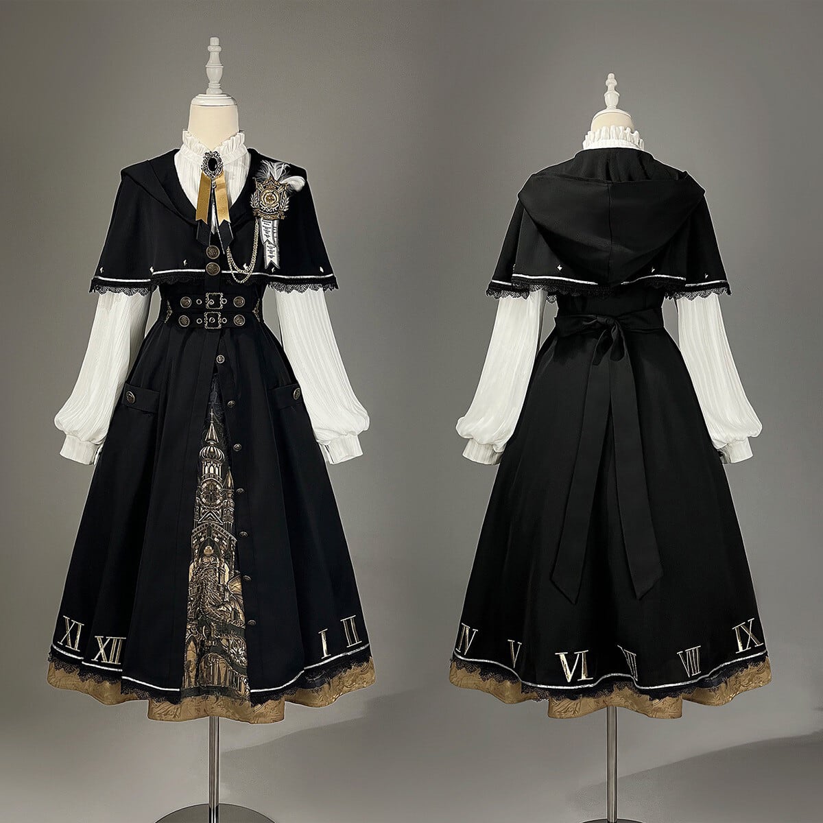 正規品 予約品2月8日発送】シックロリータ 修道院モチーフ ケープ付き