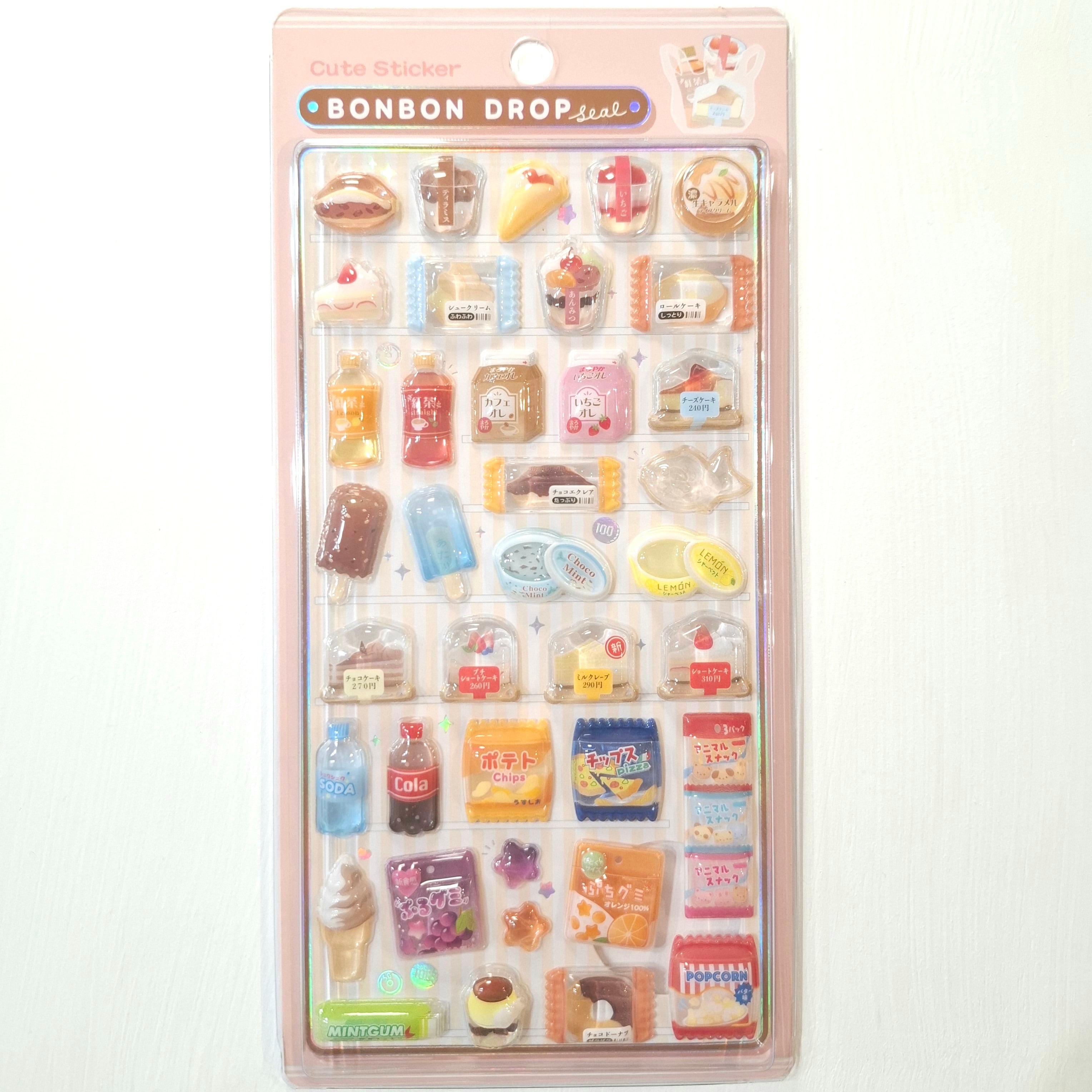 フラワーフルーツ うるちゅるポップシール クラックス | tuuli 文具