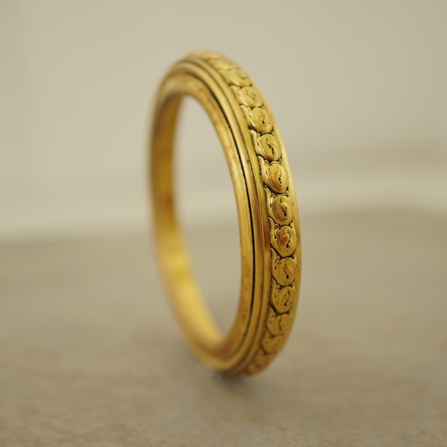 【FRENCH ANTIQUE】ANTIQUE GOLD BANGLE