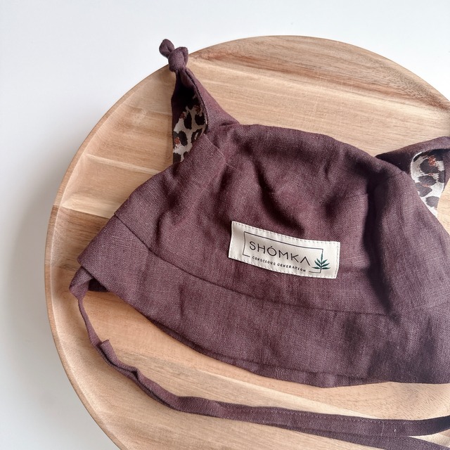 LYNX CHOCOLATE｜タイプ：Hat / ツバ：Straight / 耳：Leopard