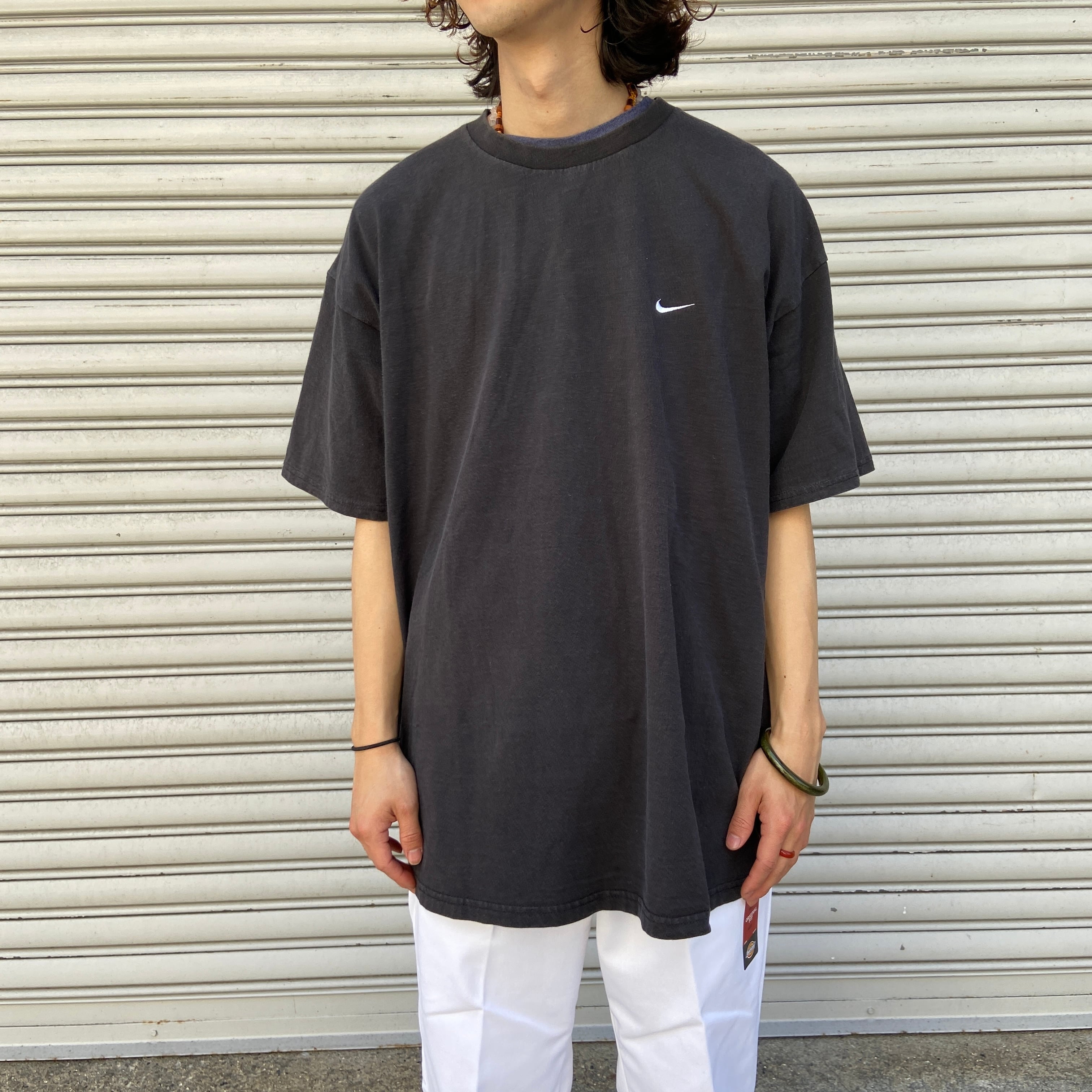 NIKE 90's vintage print  Tシャツ L ブラック