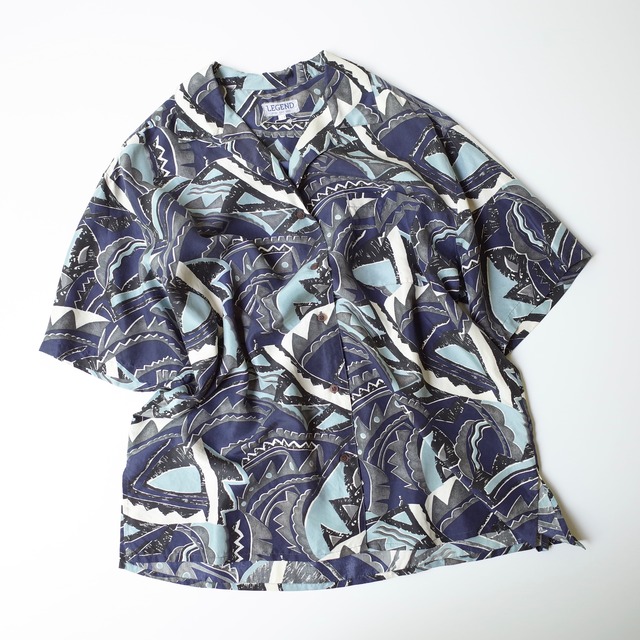 Silk pattern S/S shirt