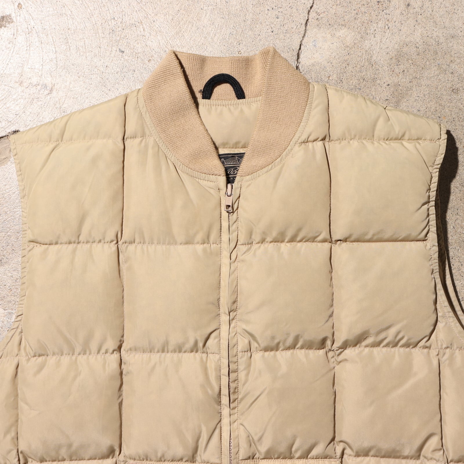 L ベージュ Downligh Canadian Vest グースダウンベスト Eddie Bauer