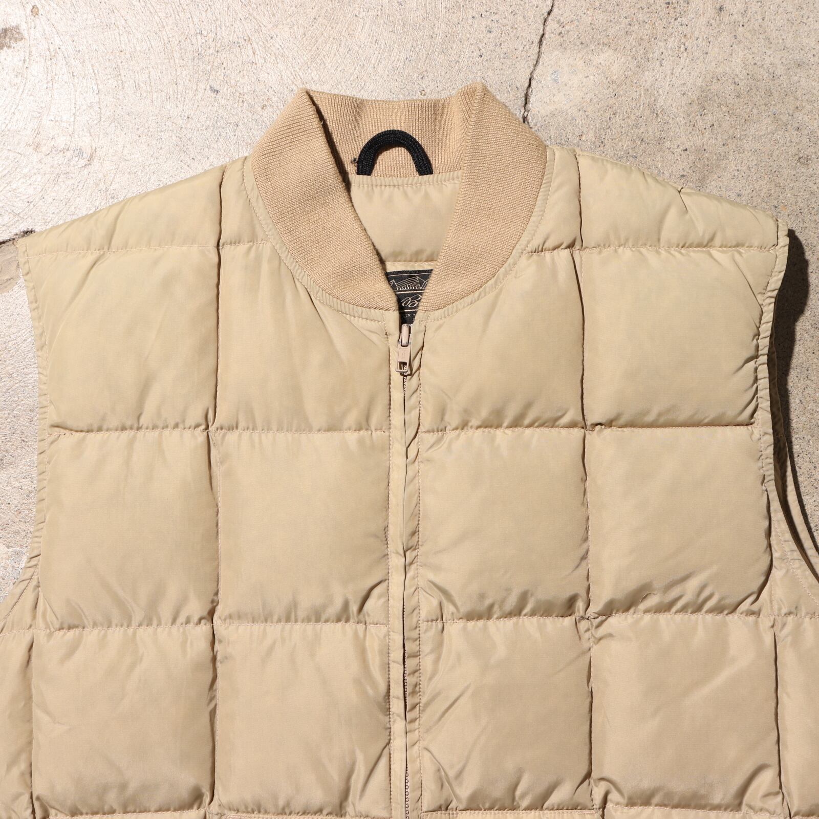 断捨離】80s Eddie Bauer ひえ ダウンベスト ベージュ