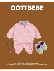 韓国子供服 / 26winter / oottbebe / ふわふわアノラック上下セット / ベビー&キッズ / 冬服 *XS~XL*