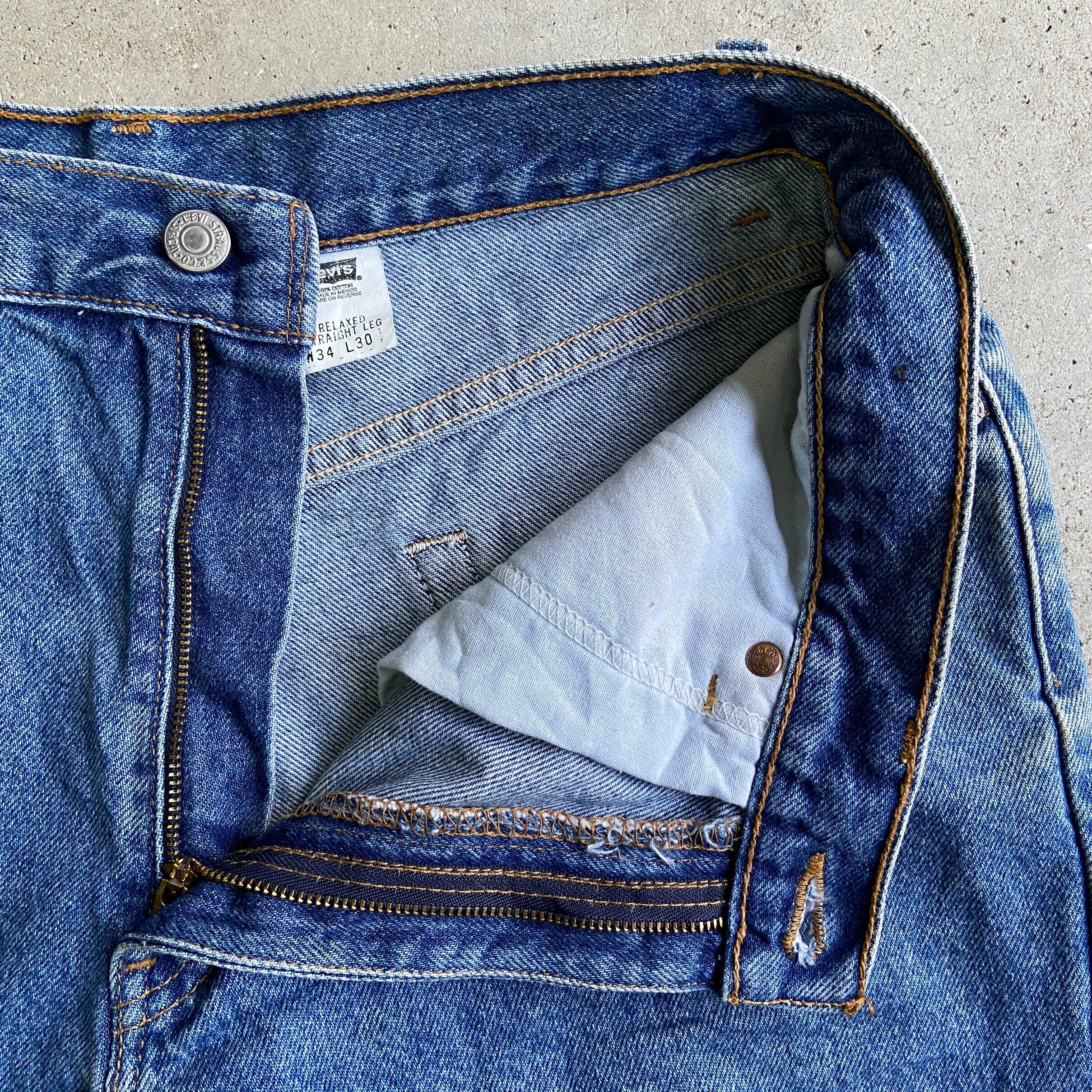 00年代 メキシコ製 Levi's リーバイス 43901 バギー ワイド ストレート
