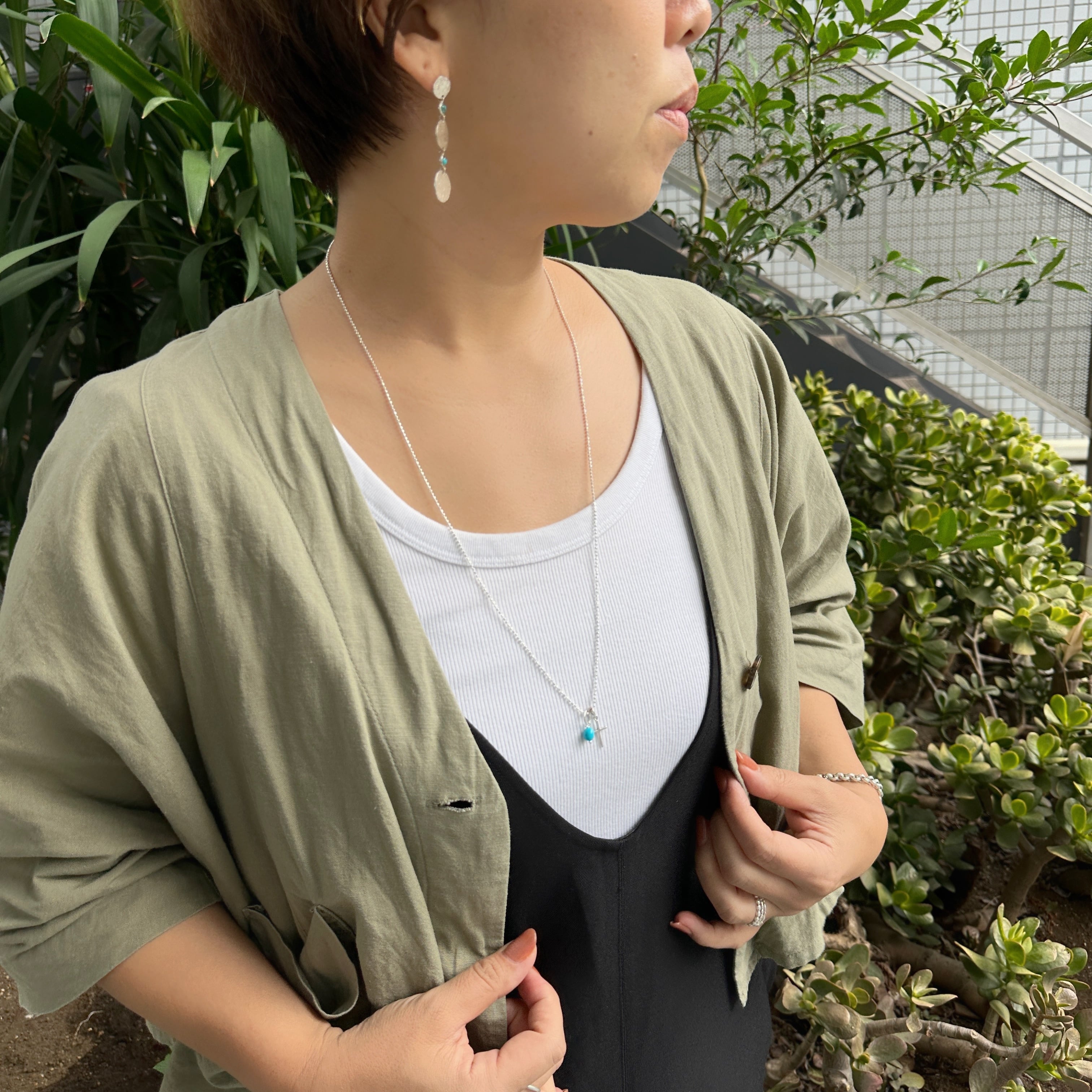 リトルラグーン鎌倉　リトル クロス with カットボールチェーン 70cm 残りわずか】リトル クロス with カットボールチェーン 70cm−80cm