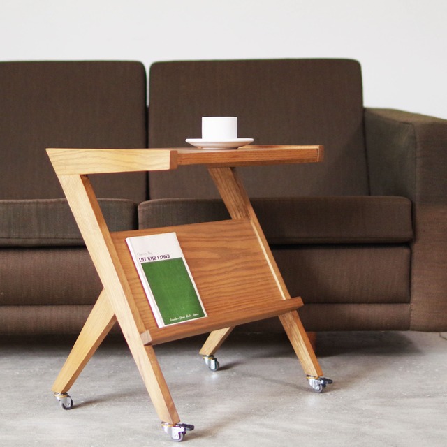 BI OAK SIDE TABLE