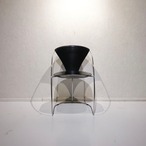 arrben アルベン LINDA リンダ ダイニングチェア ミーティングチェア 椅子 本革 レザー ブラック イタリア モダン ミニマル ホテルライク