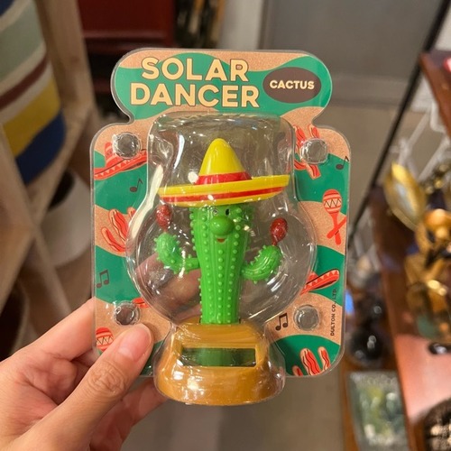 SOLAR DANCER CACTUS 　ソーラーダンサーサボテン　オブジェ　ソーラー　サボテン　ダンシング